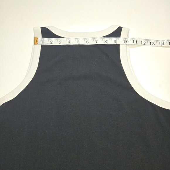 Harley Davidson Mororcycles Eagle Glasses Black Ringer Tank Top Women 2XL White‎ - Picture 9 of 9